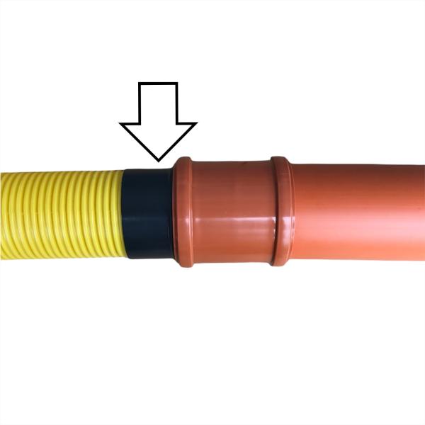 Drainage pipe reduction DN100 / 110 KG pipe